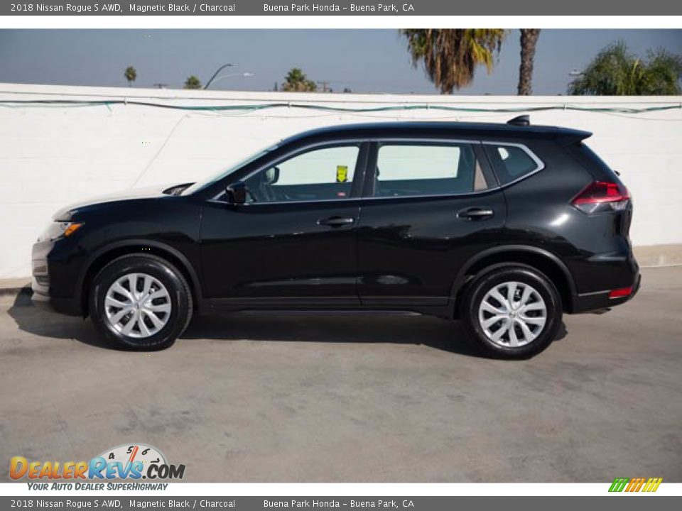 2018 Nissan Rogue S AWD Magnetic Black / Charcoal Photo #10