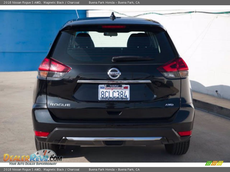 2018 Nissan Rogue S AWD Magnetic Black / Charcoal Photo #11