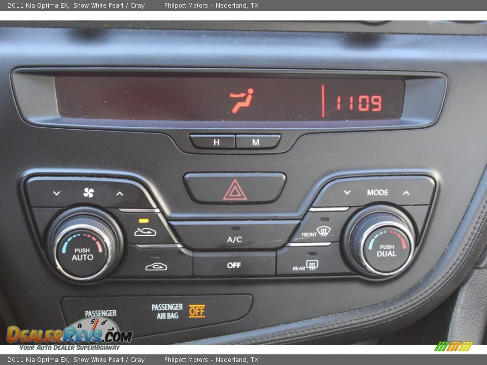 2011 Kia Optima EX Snow White Pearl / Gray Photo #16