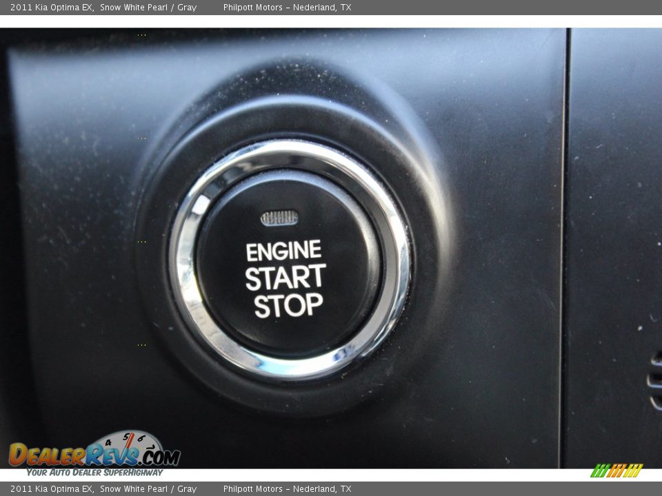 2011 Kia Optima EX Snow White Pearl / Gray Photo #17