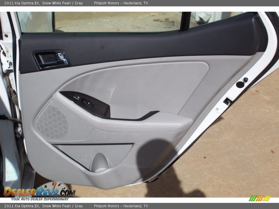 2011 Kia Optima EX Snow White Pearl / Gray Photo #23
