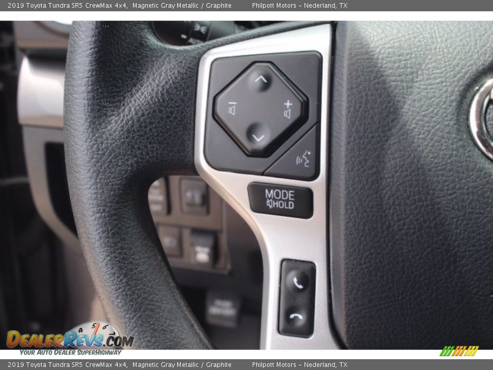 2019 Toyota Tundra SR5 CrewMax 4x4 Magnetic Gray Metallic / Graphite Photo #17