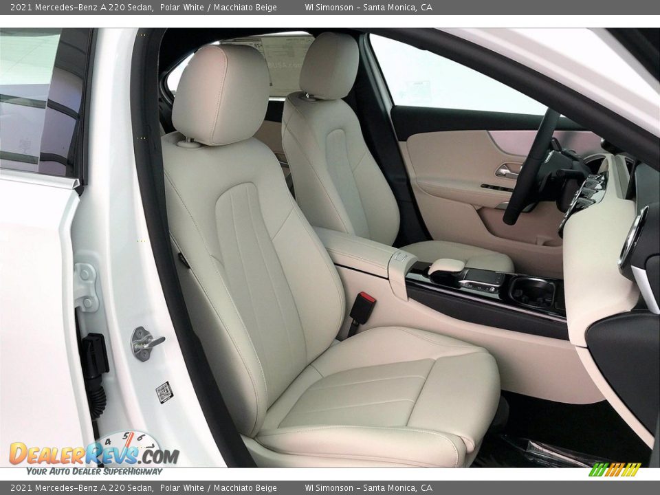 2021 Mercedes-Benz A 220 Sedan Polar White / Macchiato Beige Photo #5