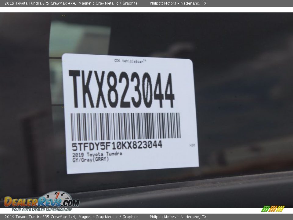 2019 Toyota Tundra SR5 CrewMax 4x4 Magnetic Gray Metallic / Graphite Photo #30