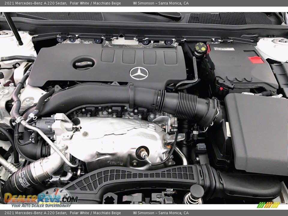 2021 Mercedes-Benz A 220 Sedan Polar White / Macchiato Beige Photo #8