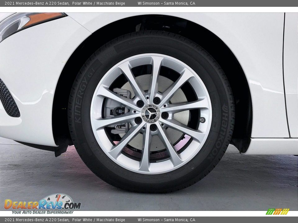 2021 Mercedes-Benz A 220 Sedan Polar White / Macchiato Beige Photo #9
