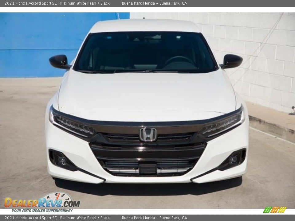 2021 Honda Accord Sport SE Platinum White Pearl / Black Photo #3