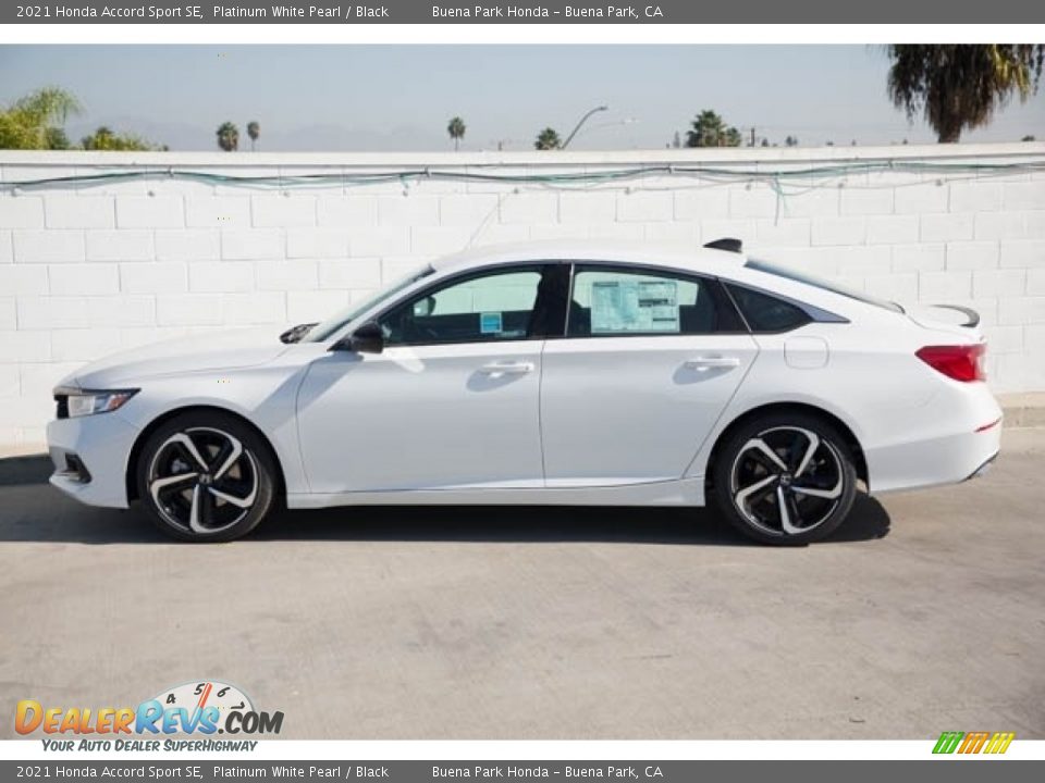 Platinum White Pearl 2021 Honda Accord Sport SE Photo #4