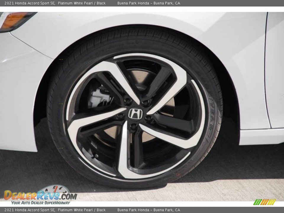 2021 Honda Accord Sport SE Platinum White Pearl / Black Photo #13