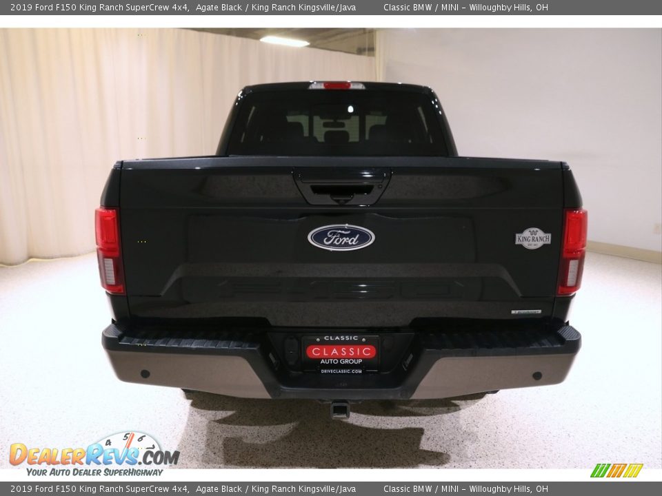 2019 Ford F150 King Ranch SuperCrew 4x4 Agate Black / King Ranch Kingsville/Java Photo #29