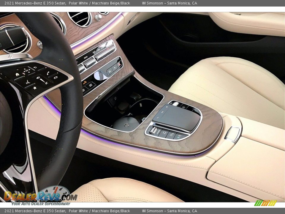 2021 Mercedes-Benz E 350 Sedan Polar White / Macchiato Beige/Black Photo #7