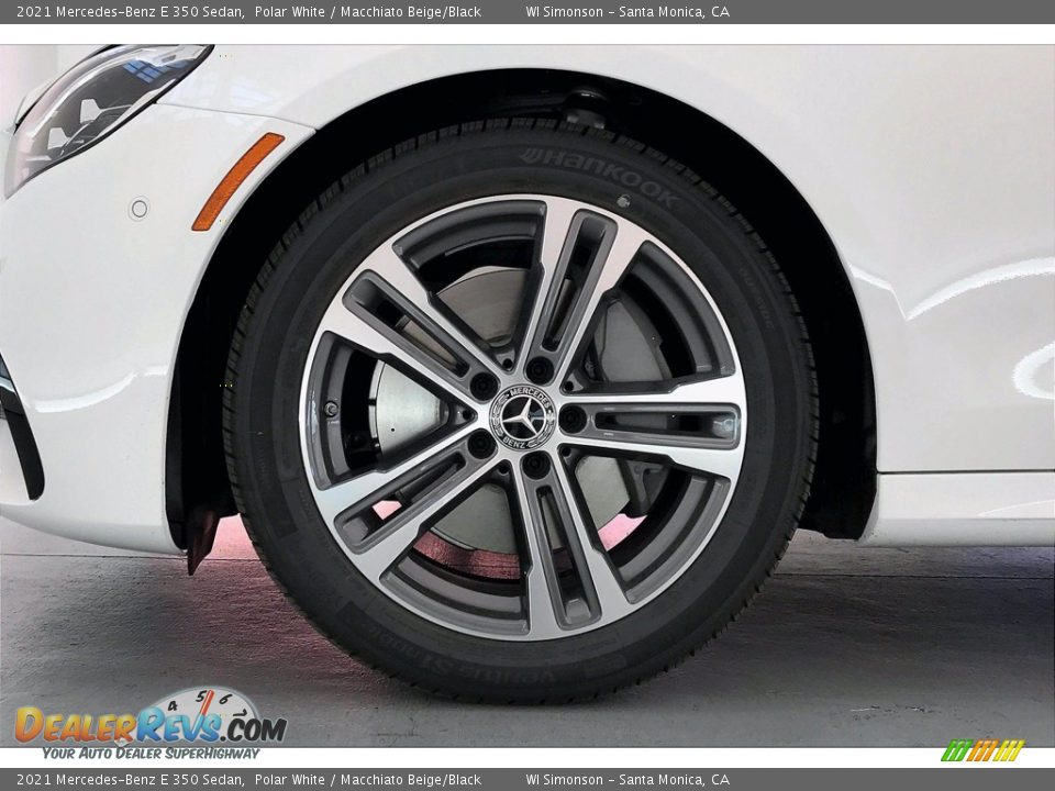 2021 Mercedes-Benz E 350 Sedan Polar White / Macchiato Beige/Black Photo #9