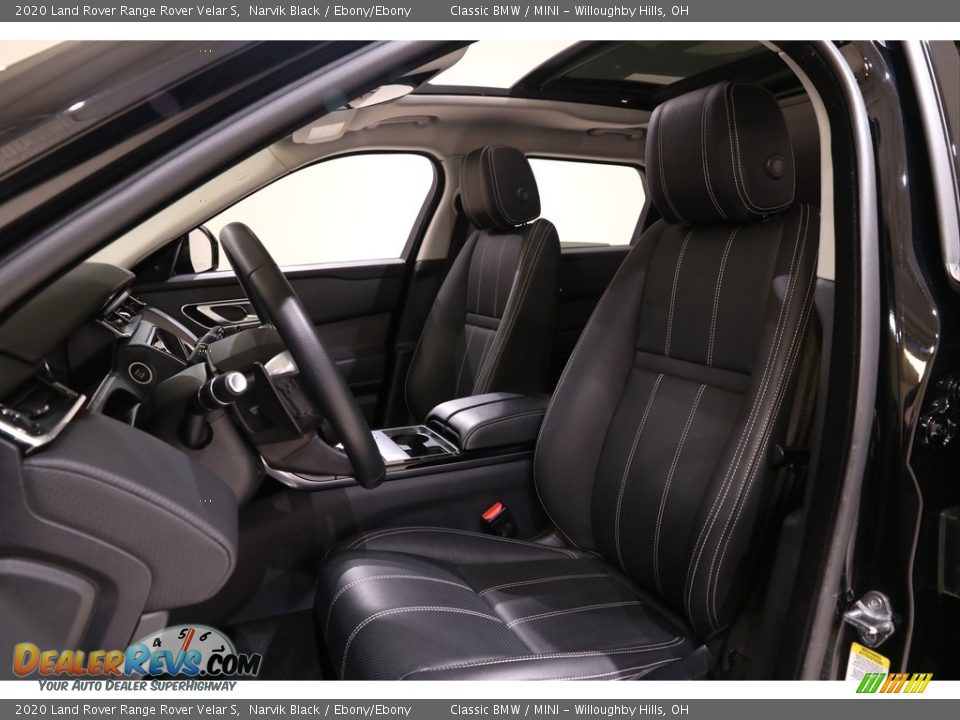 Ebony/Ebony Interior - 2020 Land Rover Range Rover Velar S Photo #8