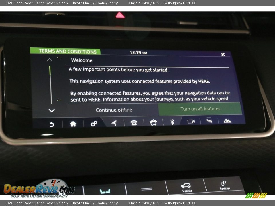 Controls of 2020 Land Rover Range Rover Velar S Photo #20