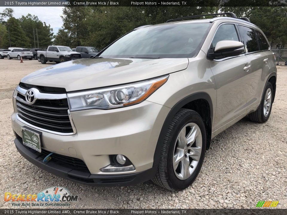 2015 Toyota Highlander Limited AWD Creme Brulee Mica / Black Photo #2