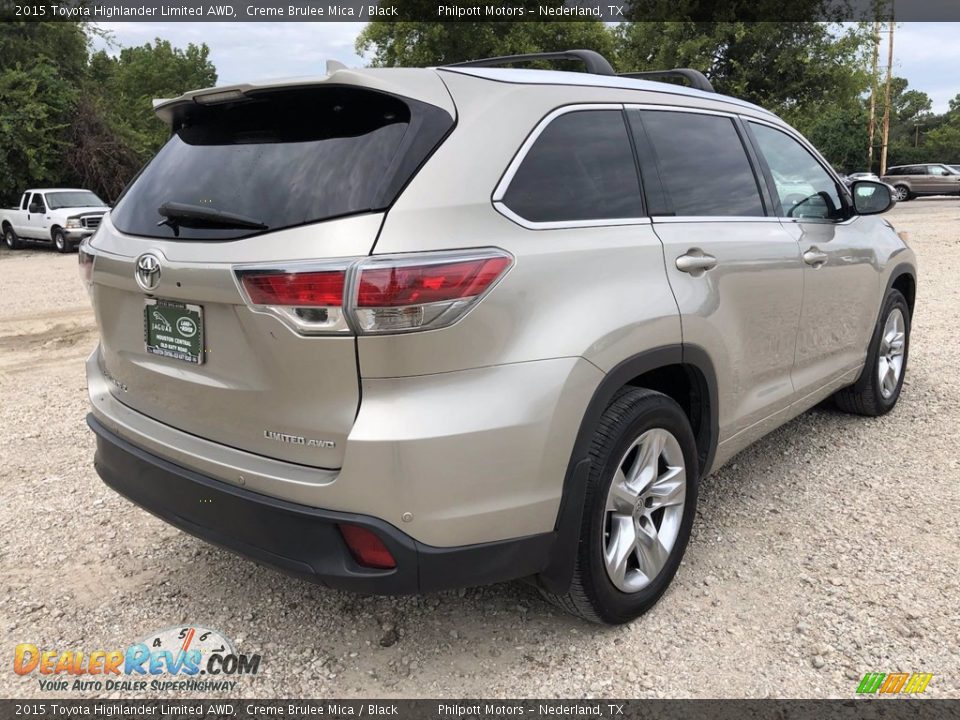 2015 Toyota Highlander Limited AWD Creme Brulee Mica / Black Photo #3