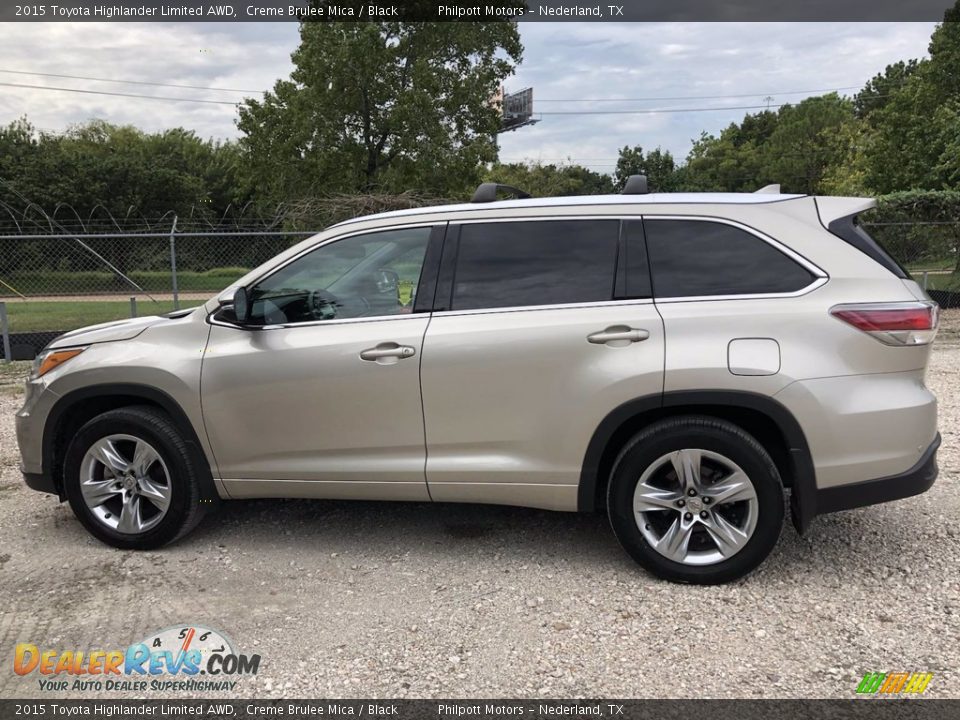 2015 Toyota Highlander Limited AWD Creme Brulee Mica / Black Photo #7