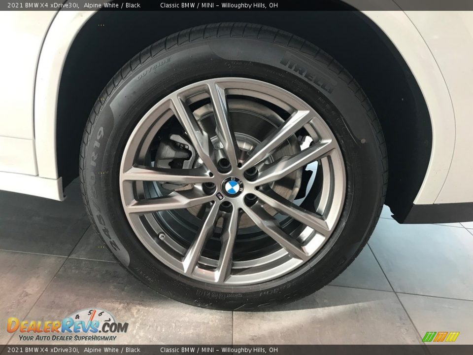 2021 BMW X4 xDrive30i Alpine White / Black Photo #5