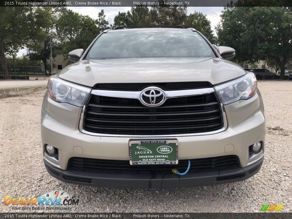 2015 Toyota Highlander Limited AWD Creme Brulee Mica / Black Photo #8