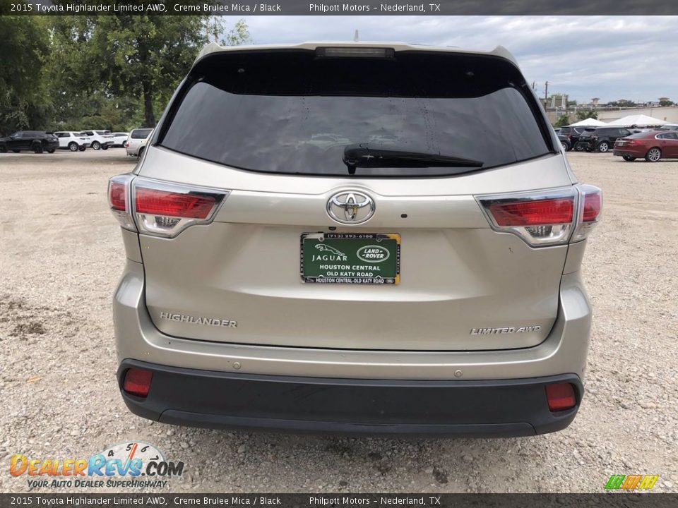 2015 Toyota Highlander Limited AWD Creme Brulee Mica / Black Photo #9