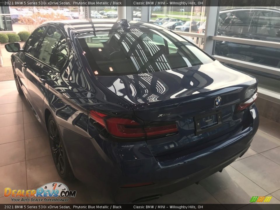 2021 BMW 5 Series 530i xDrive Sedan Phytonic Blue Metallic / Black Photo #2
