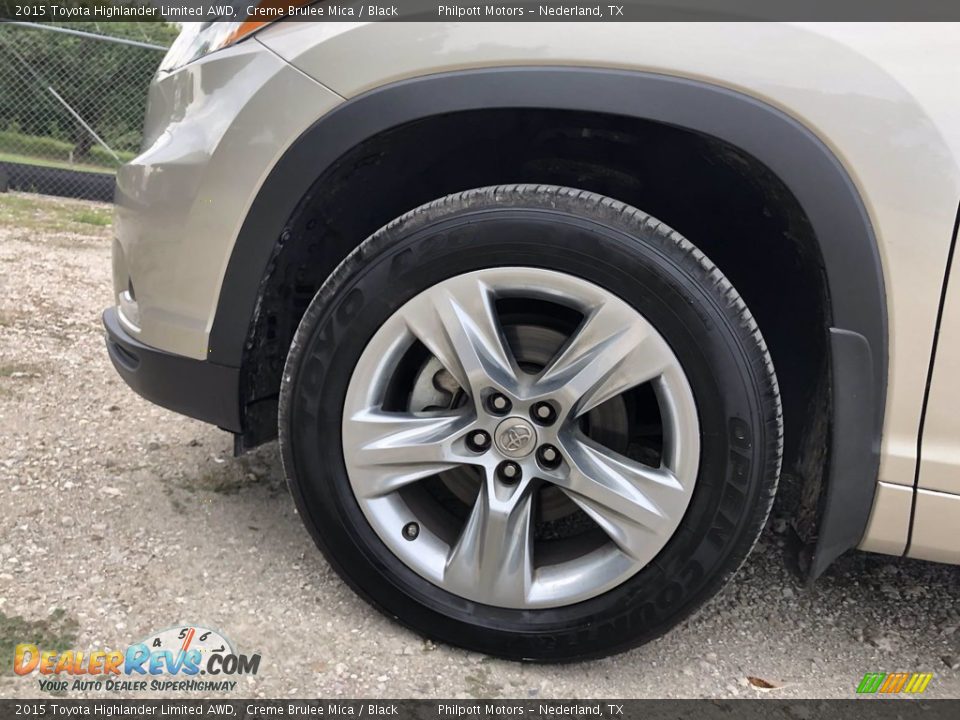 2015 Toyota Highlander Limited AWD Creme Brulee Mica / Black Photo #11