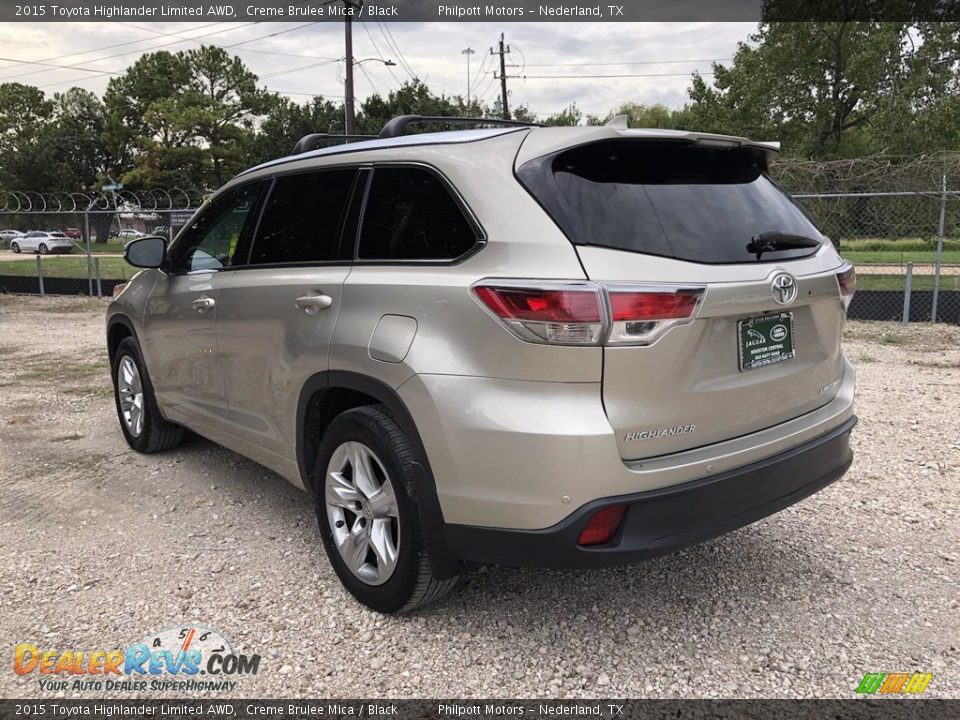 2015 Toyota Highlander Limited AWD Creme Brulee Mica / Black Photo #12