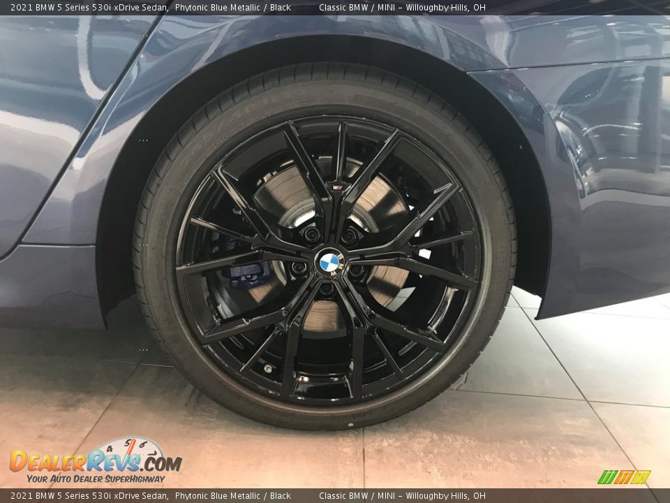 2021 BMW 5 Series 530i xDrive Sedan Phytonic Blue Metallic / Black Photo #5