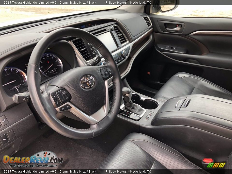 2015 Toyota Highlander Limited AWD Creme Brulee Mica / Black Photo #15