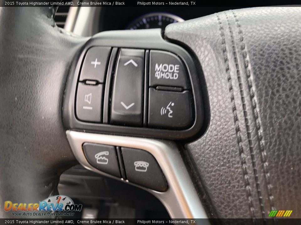 2015 Toyota Highlander Limited AWD Creme Brulee Mica / Black Photo #17