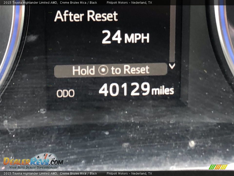 2015 Toyota Highlander Limited AWD Creme Brulee Mica / Black Photo #20