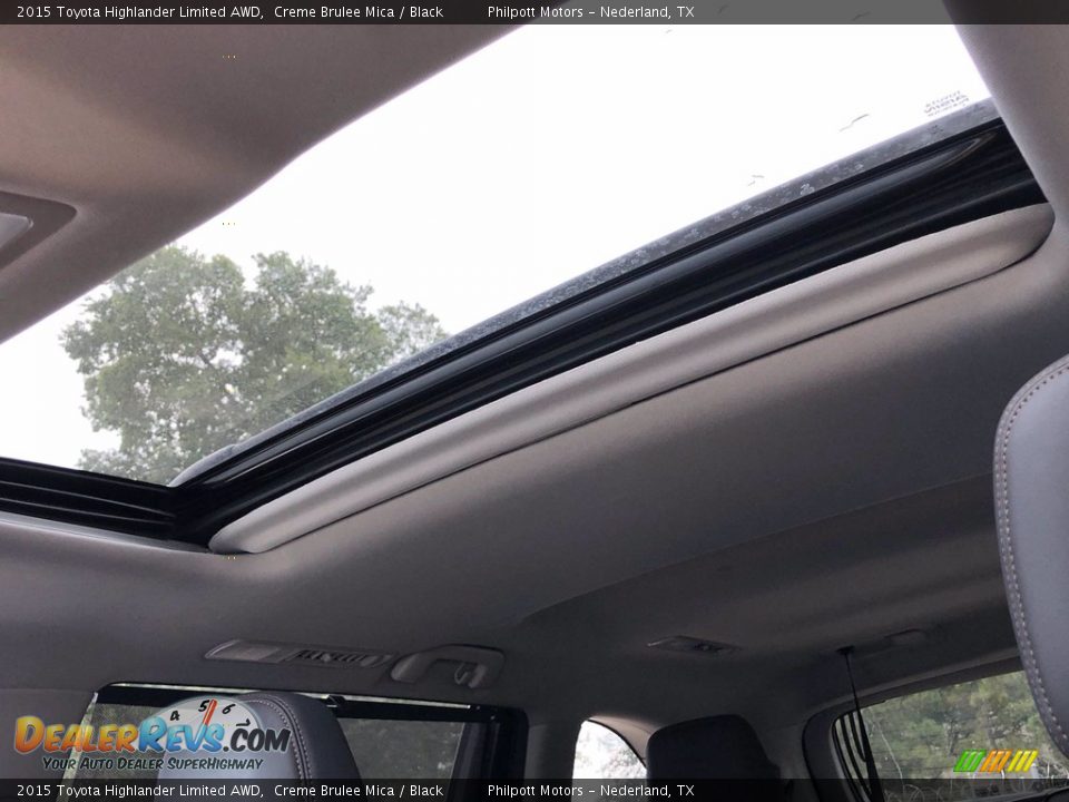 2015 Toyota Highlander Limited AWD Creme Brulee Mica / Black Photo #26