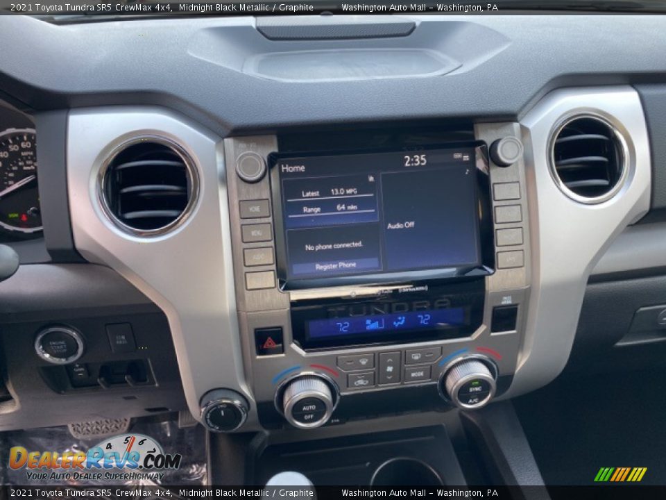 2021 Toyota Tundra SR5 CrewMax 4x4 Midnight Black Metallic / Graphite Photo #8