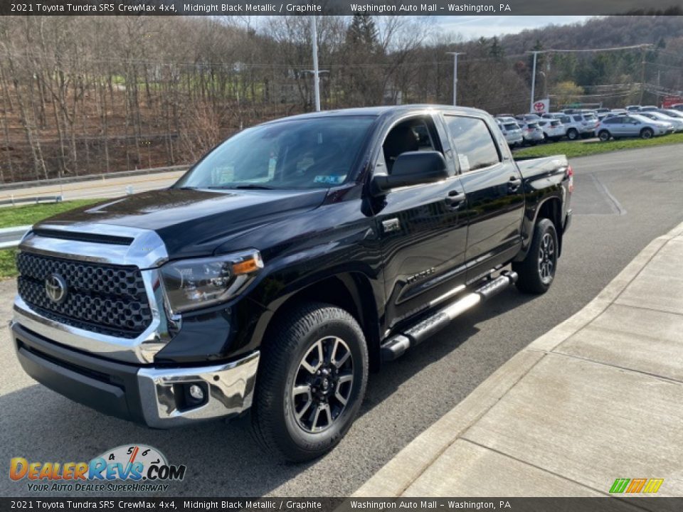 2021 Toyota Tundra SR5 CrewMax 4x4 Midnight Black Metallic / Graphite Photo #12