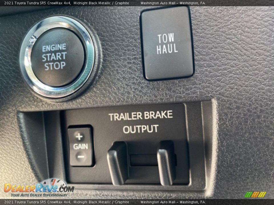 2021 Toyota Tundra SR5 CrewMax 4x4 Midnight Black Metallic / Graphite Photo #16