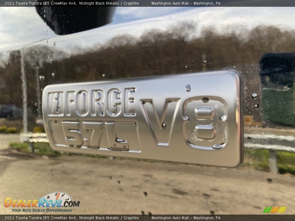 2021 Toyota Tundra SR5 CrewMax 4x4 Midnight Black Metallic / Graphite Photo #23