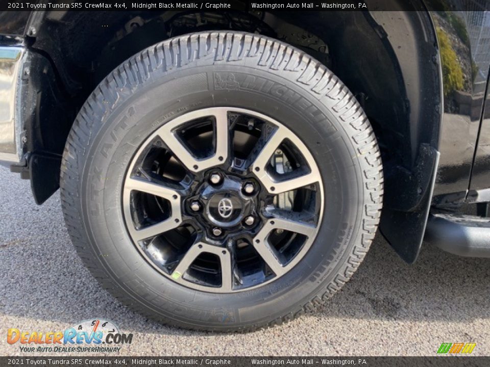 2021 Toyota Tundra SR5 CrewMax 4x4 Midnight Black Metallic / Graphite Photo #30