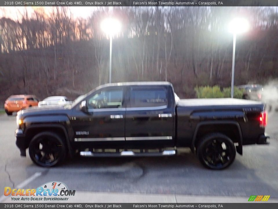 2018 GMC Sierra 1500 Denali Crew Cab 4WD Onyx Black / Jet Black Photo #5