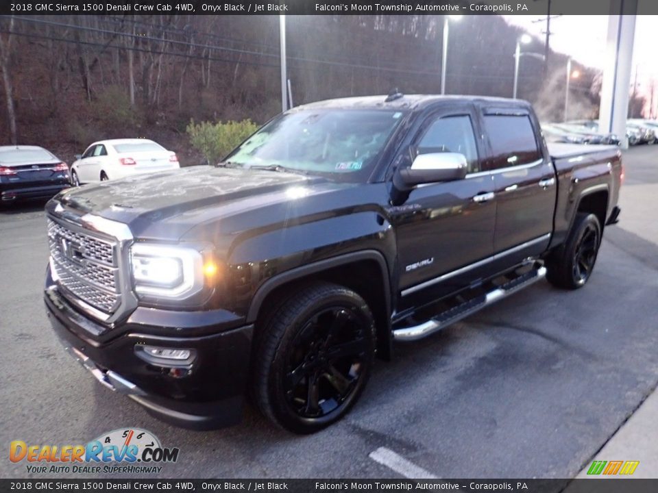 2018 GMC Sierra 1500 Denali Crew Cab 4WD Onyx Black / Jet Black Photo #6