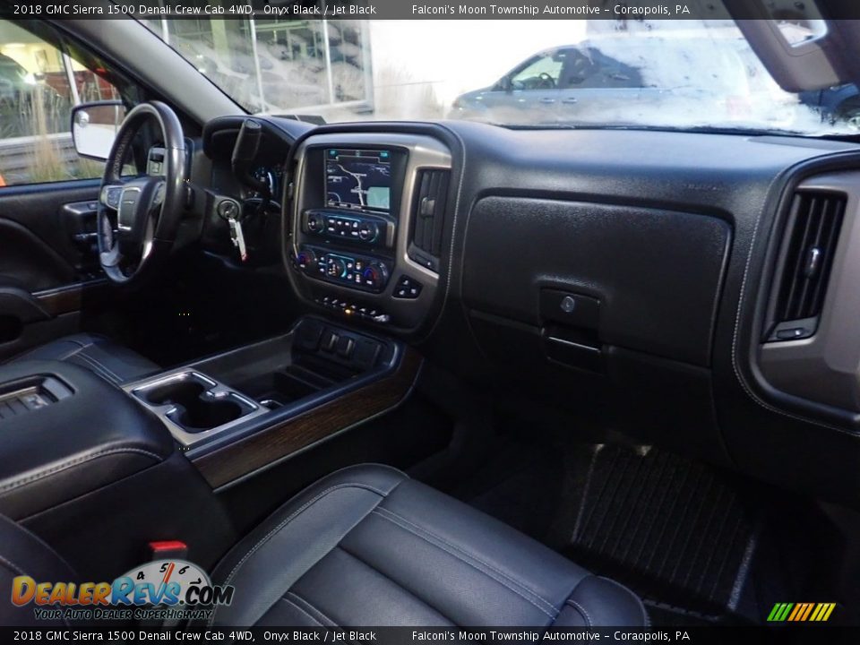 2018 GMC Sierra 1500 Denali Crew Cab 4WD Onyx Black / Jet Black Photo #11