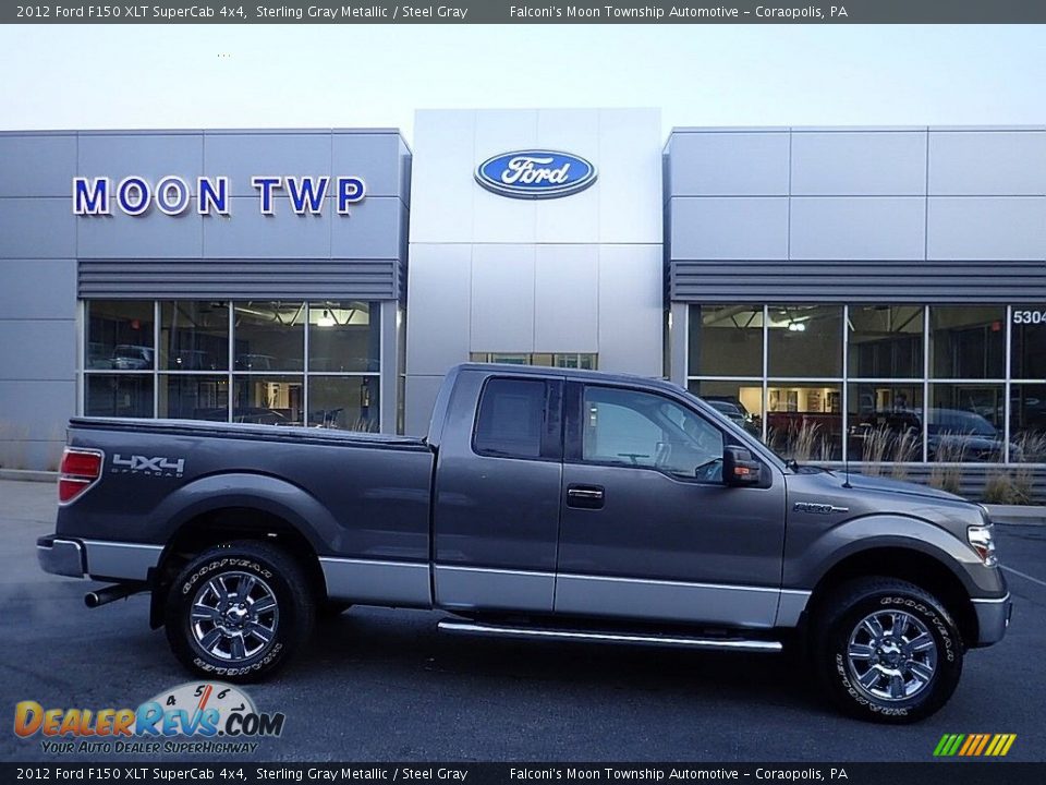 2012 Ford F150 XLT SuperCab 4x4 Sterling Gray Metallic / Steel Gray Photo #1