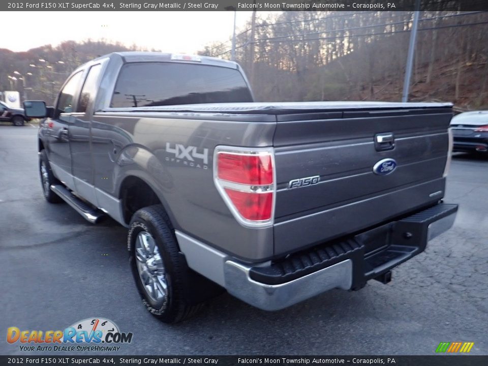 2012 Ford F150 XLT SuperCab 4x4 Sterling Gray Metallic / Steel Gray Photo #4