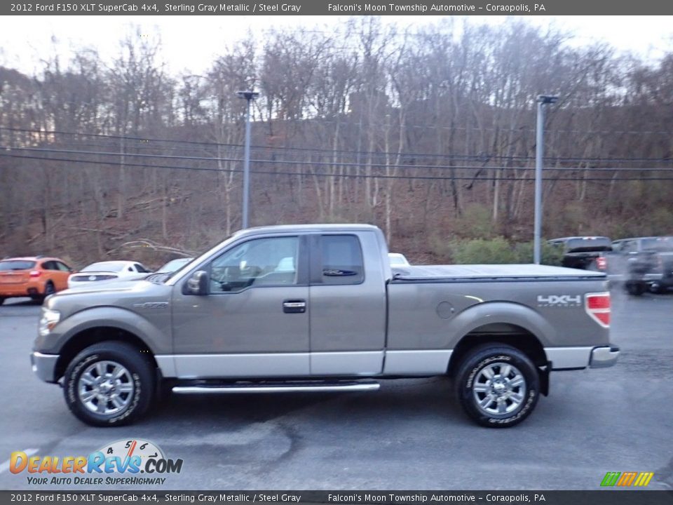 2012 Ford F150 XLT SuperCab 4x4 Sterling Gray Metallic / Steel Gray Photo #5