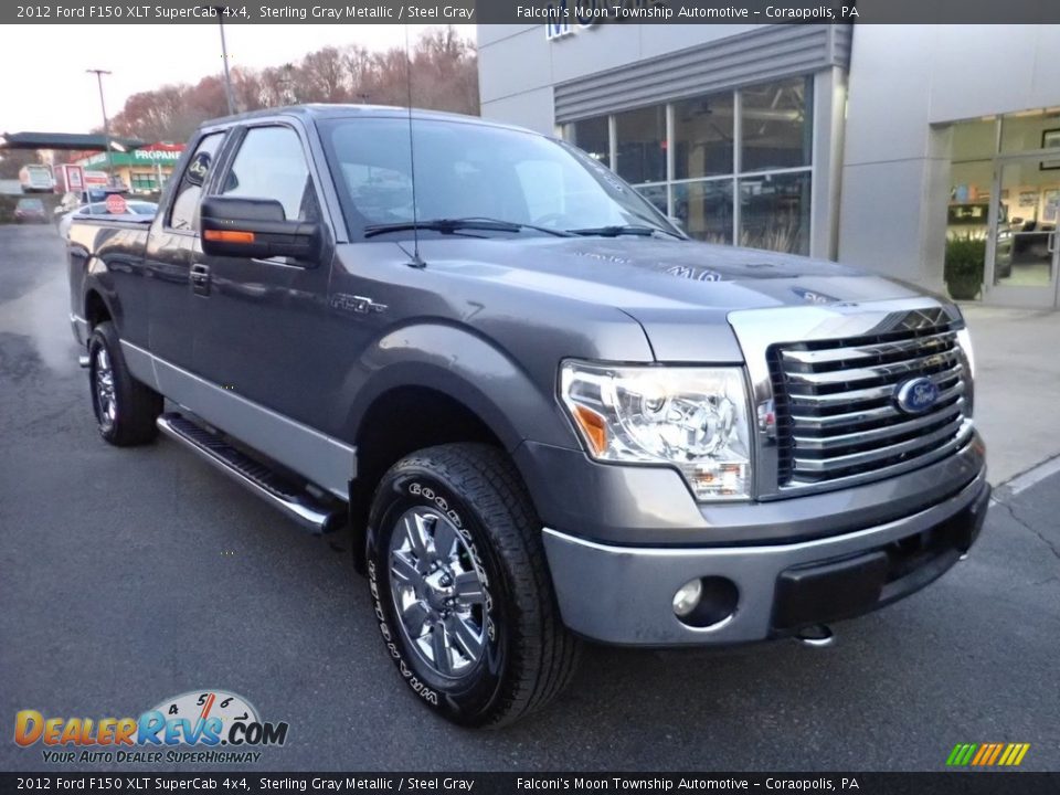 2012 Ford F150 XLT SuperCab 4x4 Sterling Gray Metallic / Steel Gray Photo #8