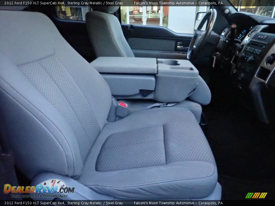 2012 Ford F150 XLT SuperCab 4x4 Sterling Gray Metallic / Steel Gray Photo #10