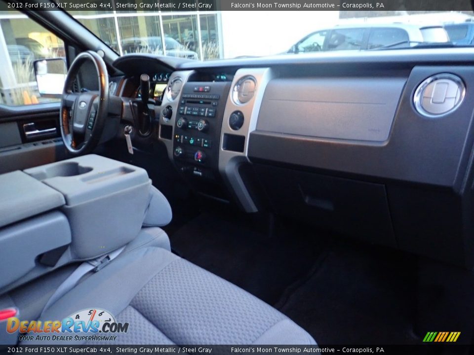 2012 Ford F150 XLT SuperCab 4x4 Sterling Gray Metallic / Steel Gray Photo #11