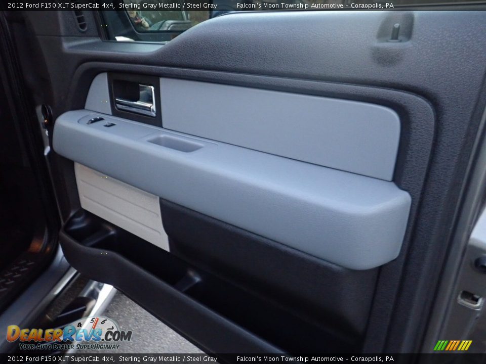 2012 Ford F150 XLT SuperCab 4x4 Sterling Gray Metallic / Steel Gray Photo #12