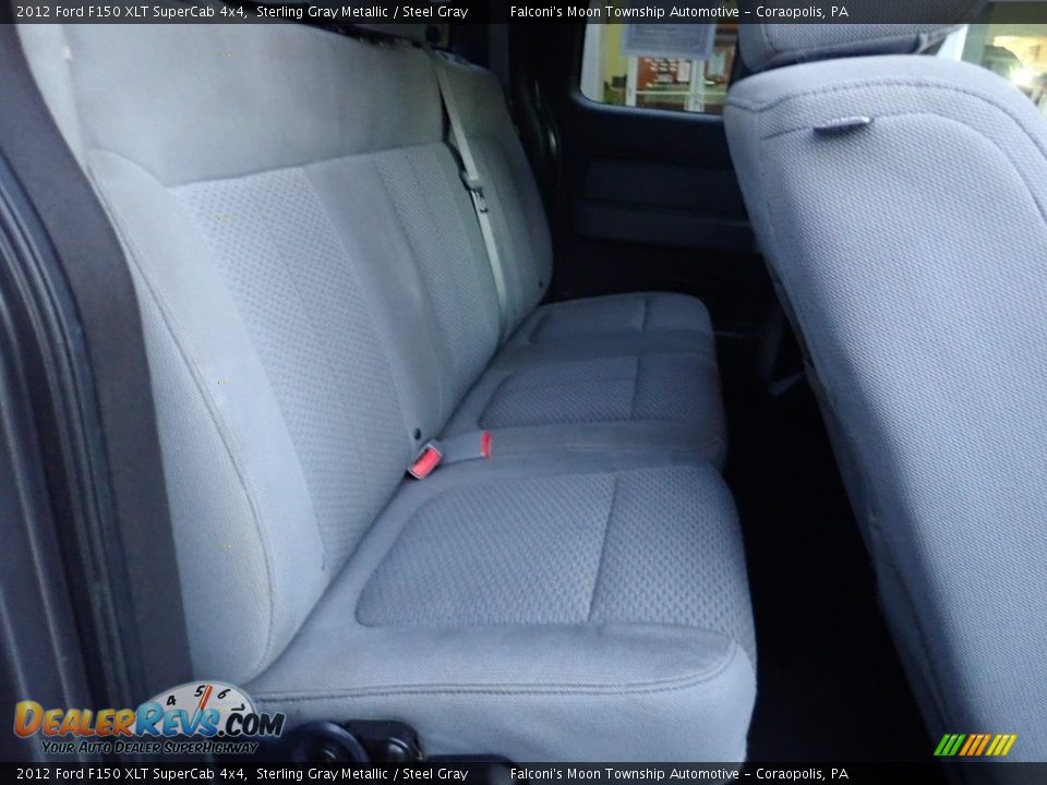 2012 Ford F150 XLT SuperCab 4x4 Sterling Gray Metallic / Steel Gray Photo #13