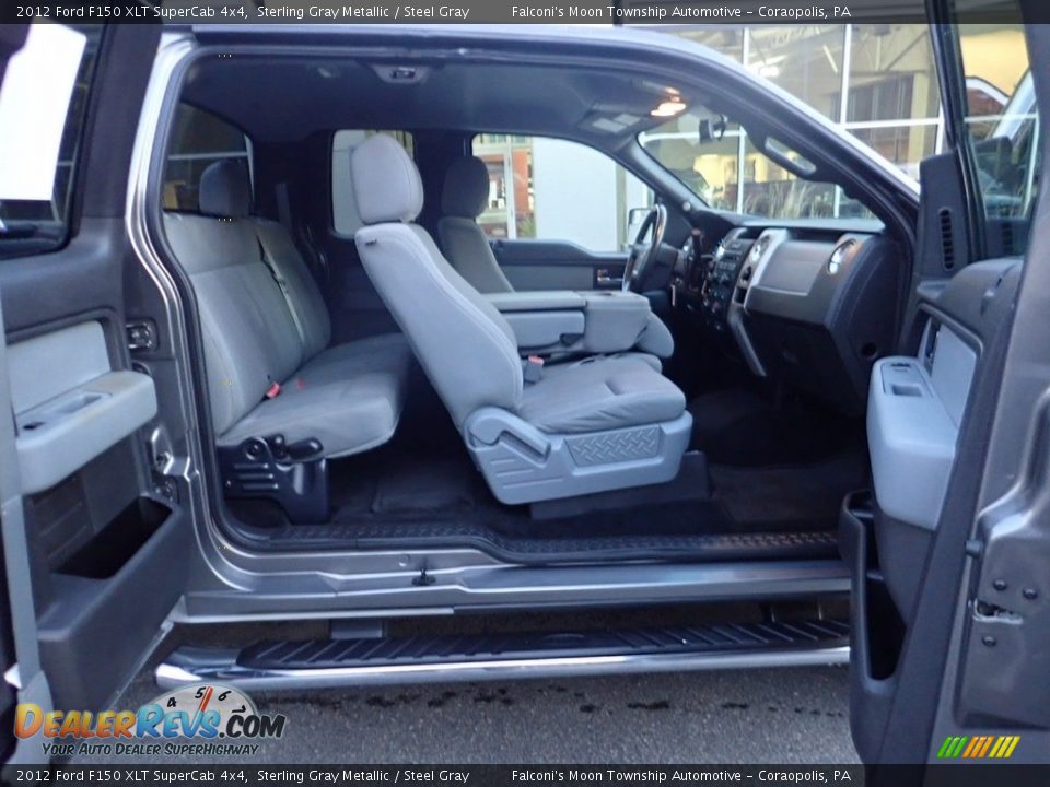 2012 Ford F150 XLT SuperCab 4x4 Sterling Gray Metallic / Steel Gray Photo #14