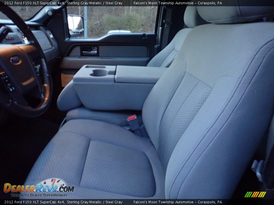 2012 Ford F150 XLT SuperCab 4x4 Sterling Gray Metallic / Steel Gray Photo #15